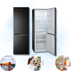 Lodówka  No Frost  AMICA FK2695.4FTHAA  czarna A3641