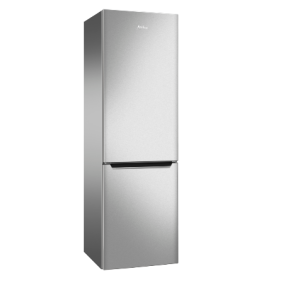 Lodówka Amica KGCL387150E 176 cm  Szara  262L  Klasa E LED  Cicha praca 40 dB A4661 /K
