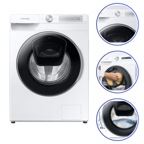Pralka Samsung WW8GT654ALH/S2 8kg 1400 obr/min Ecobubble AddWash WiFi Biała Klasa B D5306 /U