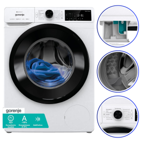 Pralka Gorenje WPAM84A1TS 8kg 1400 obr Para ConnectLife  D5545 /K 