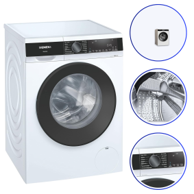 Pralka Siemens WG44B2040 iQ700 9kg 1400obr/min klasa A SpeedPack Higiena Para  D5728 /U