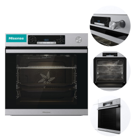 Piekarnik HISENSE BI64211PX 77l A stal nierdzewna termoobieg Pizza K1592 /U