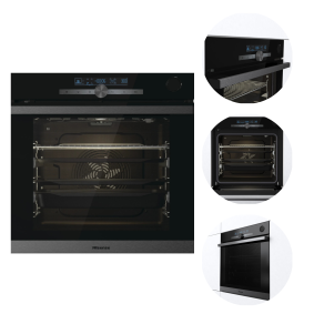 Piekarnik HISENSE BSA66334PG parowy termosonda Pizza czarny 77L K1599 /K