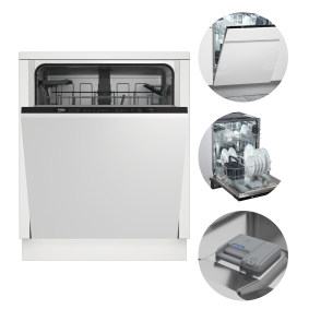 Zmywarka Beko BDIN16420 do zabudowy 60cm 14 kompletów Quick&Shine E2015 /K 