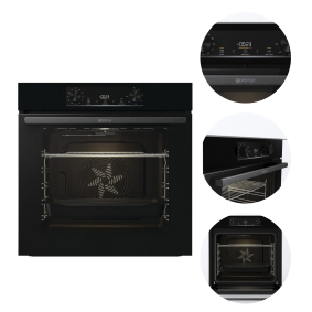 Piekarnik Gorenje BO6735E02BKOT 77 l 300°C hydroliza czarny K1954 /K