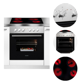 Piekarnik z płytą ceramiczną Hanseatic 65C40C1-E11B04A 75l K1969 /U