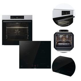 Piekarnik z płytą Gorenje BOSB737OTX 77 l pyroliza indukcja A K1967 /K