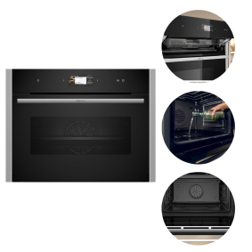 Piekarnik kompaktowy parowy Neff C24FS31N0 47l A+ WiFi termosonda K1958 /K