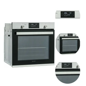 Piekarnik Sharp K-71V28IM2-EU 78 l A pyroliza termoobieg 1003-5 /U