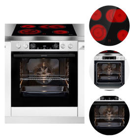 Piekarnik z płytą ceramiczną Gorenje BCSB737OTX 77L 60 cm A K1963 /K