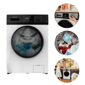 Pralka Cecotec DressCode 12410 12kg 1400obr SteamMax DrumClean A D7394 /U