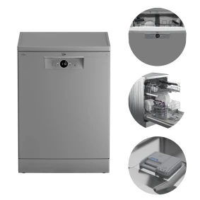 Zmywarka Beko BDFN26420S 14 kpl 60 cm klasa E srebrna E2036 /K