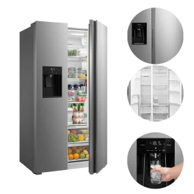 Lodówka side by side Hanseatic HSBS17590CWEI No Frost 574 l C A5478 /U