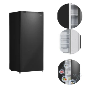 Zamrażarka CHiQ FSD160D4E wolnostojąca 145 l 126 cm czarna X1010 /U  CENA