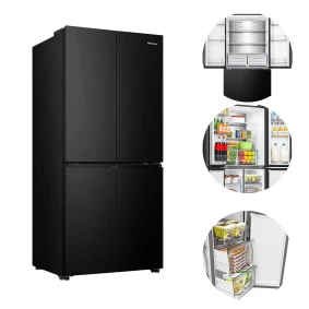 Lodówko-zamrażarka Hisense RQ5P470SAFD Cross Door No Frost WiFi A5388 /U