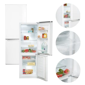 Lodówka Hanseatic HKGK14349DW 180 l Fresh Zone LED klasa D A5465 /K