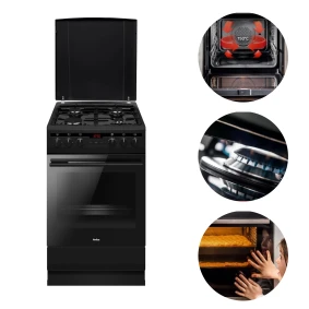 Kuchnia Amica SHEG 904 000 SM gazowo-elektryczna 50 cm 65L C1752 /U