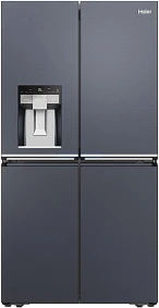 Lodówka multidoor Haier Cube Series 7 HCR7918EIMB | Absolute Ice (kostkarka i dozownik wody), No Frost, ABT Pro | 601 l, klasa E, 177,5 x 90,8 x 75 cm | Szczotkowana czerń