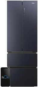 Lodówka French Door Haier FD 70 Series 7 HFW7720ENMB | zdalne sterowanie Wi-Fi (hOn), No Frost, szuflady Direct Access | 477 l, klasa E, 70x67,5x200,6 cm | Czarny