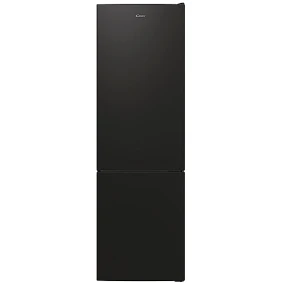 Lodówka Candy City Combi CCT3L517EB | Low Frost, sprężarka inwerterowa, oświetlenie LED | 260 l, klasa E, 54,5x55x176 cm | Czarny