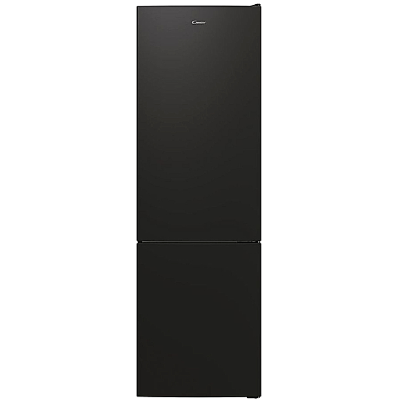 Lodówka Candy City Combi CCT3L517EB | Low Frost, sprężarka inwerterowa, oświetlenie LED | 260 l, klasa E, 545x550x1760 mm | Czarny | NETSKLEP.COM
