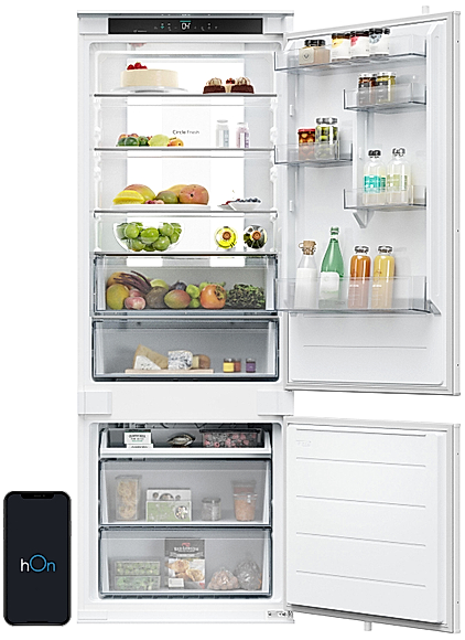 Lodówka do zabudowy Candy CNBQT5719DW Fresco 600 382 l | Klasa D | Total No Frost, Circle Fresh, Humidity Zone, Wi-Fi | NETSKLEP.COM