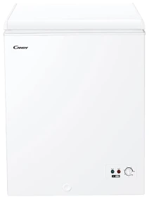 Zamrażarka skrzyniowa Candy CCHH 145E | Arctic Resistant (praca do -15°C), Freeze circle fresh, uszczelka antybakteryjna | 137 l, klasa E, 39 dB, 4 gwiazdki, szer. 69,5 cm | biała