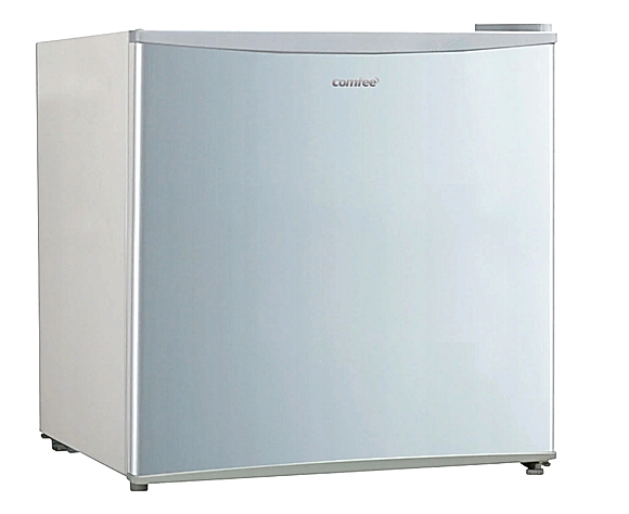 Mini lodówka Comfee RCD76LS2 | komora niskiej temperatury, drzwi odwracalne, wymienna uszczelka | 43 l, klasa E, 41 dB, wys. ok. 49 cm | srebrna | NETSKLEP.COM