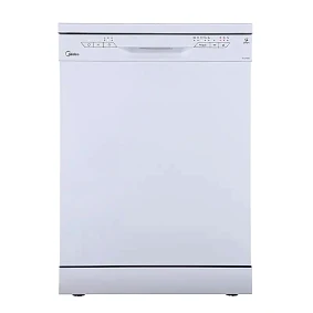 Zmywarka wolnostojąca Midea SF 3.60NW PRO | sterowanie przez WiFi (aplikacja), program 90 min i ekspresowy 30 min, opóźnienie startu 1-24 h | 14 kompletów, klasa E, 47 dB, szer. 60 cm | biała