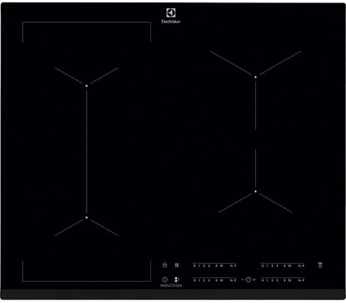 Płyta indukcyjna Electrolux EIV634 SLIM FIT | Bridge, Hob2Hood, PowerBoost | 60 cm, 4 pola grzewcze, 7,35 kW | Czarny / Slim-Fit | NETSKLEP.COM