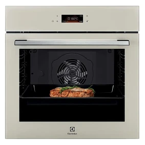 Piekarnik do zabudowy Electrolux LOE8F38S 700 MealAssist, 72 l, A+, srebrne szkło, termoobieg, kataliza/AquaClean, TFT EXCite, funkcja Pizza i SoftClosing.