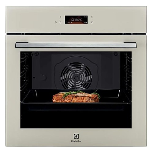 Piekarnik do zabudowy Electrolux LOE8F38S 700 MealAssist, 72 l, A+, srebrne szkło, termoobieg, kataliza/AquaClean, TFT EXCite, funkcja Pizza i SoftClosing.