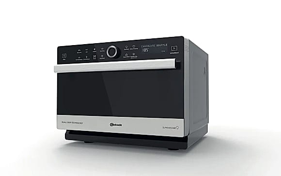 Kuchenka mikrofalowa Bauknecht MW 3391 SX SupremeChef | 33 l, 1000 W, grill 1200 W, termoobieg 1700 W, para, DualCrisp, CrispFry | inox