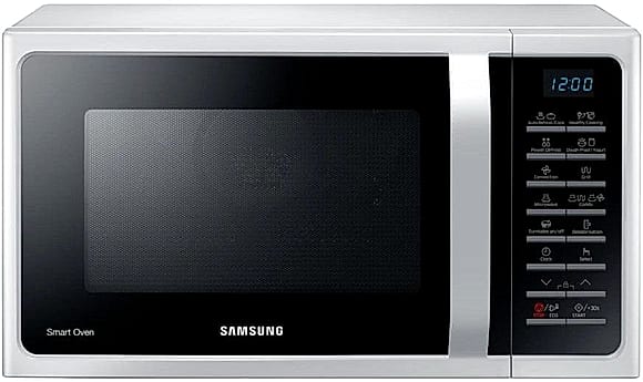 Kuchenka mikrofalowa Samsung MC28H5015AW/EF | 28 l, 900 W, grill, termoobieg, Ceramic Enamel, Sensor Cook, Healthy Cooking | biała | NETSKLEP.COM