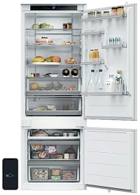 Lodówka do zabudowy Haier HBQW5719E / HBW5719E | 364 l, No Frost, 69 cm, Humidity Zone, Wi-Fi hOn, 33 dB | 193,5 cm