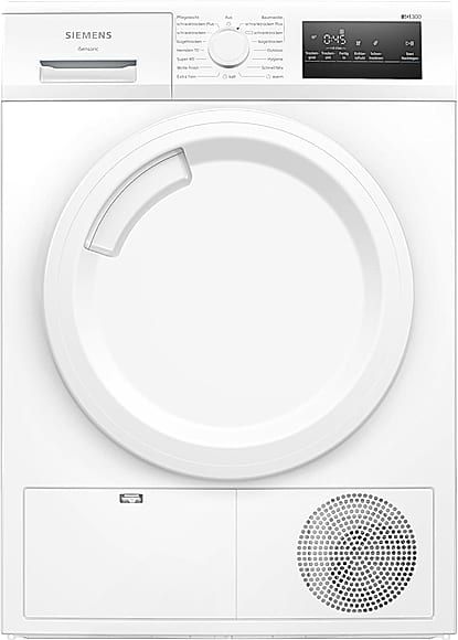 Suszarka Siemens WT43N203 iQ300 | 8 kg, kondensacyjna, autoDry, softDry, easyClean Filter, super40’, 64 dB | NETSKLEP.COM