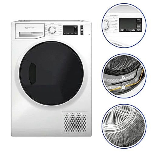 Suszarka Bauknecht T M11 9X3EY DE | 9 kg, pompa ciepła, Active Care, AutoCleaning, Anti-Allergie, 64 dB | NETSKLEP.COM