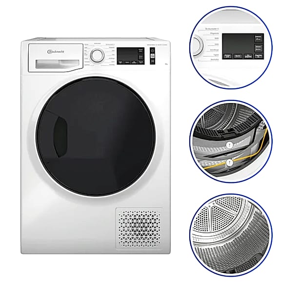 Suszarka Bauknecht T M11 9X3EY DE | 9 kg, pompa ciepła, Active Care, AutoCleaning, Anti-Allergie, 64 dB | NETSKLEP.COM