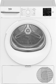 Suszarka Beko BM3T3820W | 8 kg, pompa ciepła, klasa D, EcoGentle, AquaWave, 64 dB, LED, 15 programów