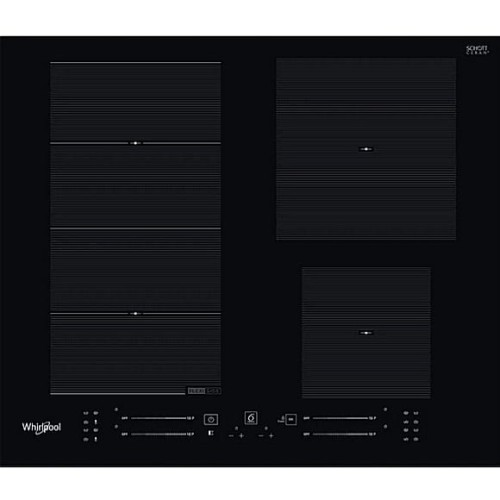 Płyta indukcyjna Whirlpool WF S4160 BF 59 cm - FlexiSide, ChefControl, 6. Zmysł, Booster, 4 pola, sterowanie Slider, 7,2 kW - czarna | NETSKLEP.COM