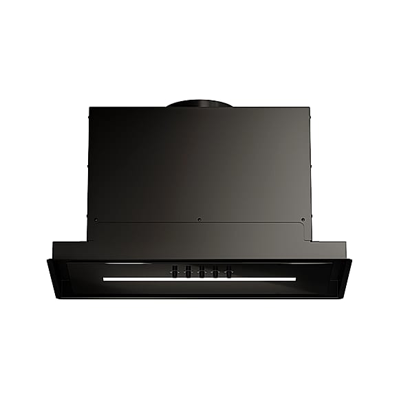 Okap do zabudowy MAAN Helios 60 czarny 58 cm | turbina SIT, Boost, 4 poziomy pracy | do 595 m³/h, LED, klasa B | NETSKLEP.COM