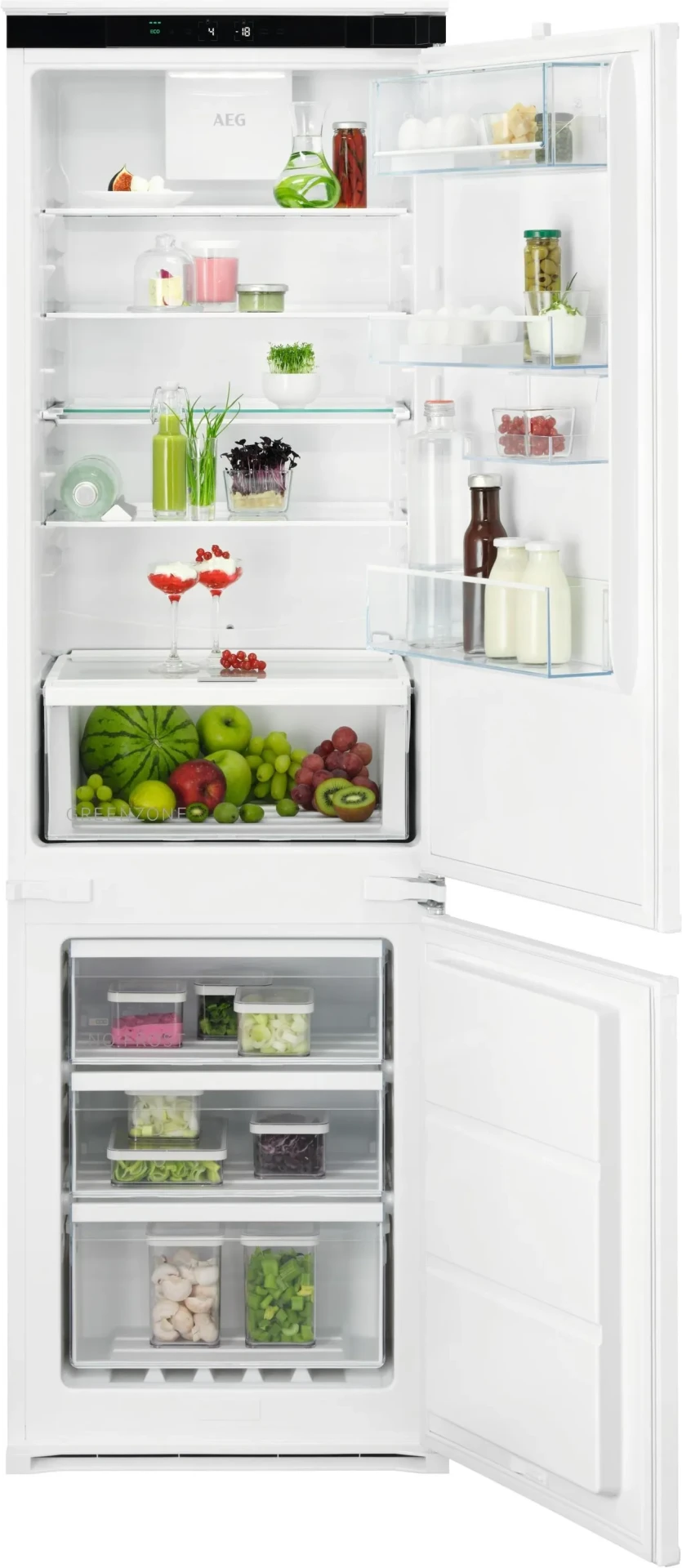 Lodówka AEG TSC5S142ES do zabudowy 144 cm | 217 l, ColdSense, LowFrost, Frostmatic, klasa E | NETSKLEP.COM