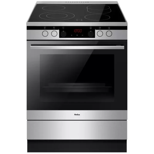 Kuchnia elektryczna Amica SHPCX 916 101 E X-type 60 cm | Piekarnik 77 l A+ | Płyta ceramiczna, pyroliza, termoobieg, SoftClose | NETSKLEP.COM