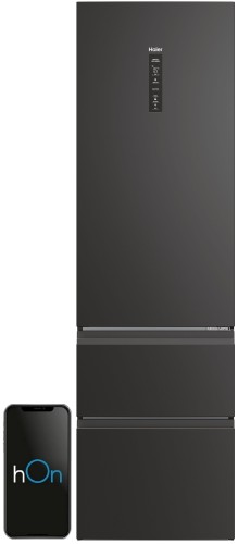 Lodówka 3-drzwiowa Haier HTW5620DNPT 3D 60 Series 5 | 414 l, Total No Frost, klasa D | My Zone, Humidity Zone, Air Surround, Wi-Fi | NETSKLEP.COM