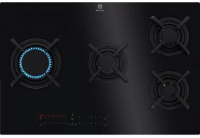 Płyta gazowa Electrolux KGV8473IK 900 TouchSure | 80 cm, 4 palniki, 8,15 kW | TouchControl, Hob2Hood, Stop&Go, timer