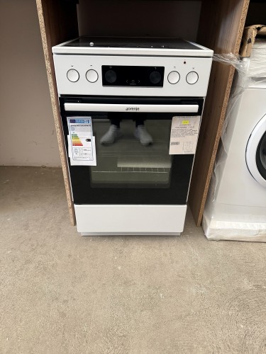 Kuchnia elektryczna Gorenje GECS5C70WA | płyta ceramiczna 4 pola, piekarnik 70 l, klasa A | AirFry, ExtraSteam, Pizza, AquaClean | NETSKLEP.COM