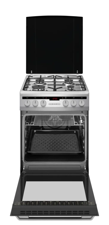 Kuchnia gazowo-elektryczna Amica 58GE3.43HZpTaDNAQ(Xx) | 50 cm, piekarnik 65 l, klasa A | termoobieg, rożen, grill | NETSKLEP.COM