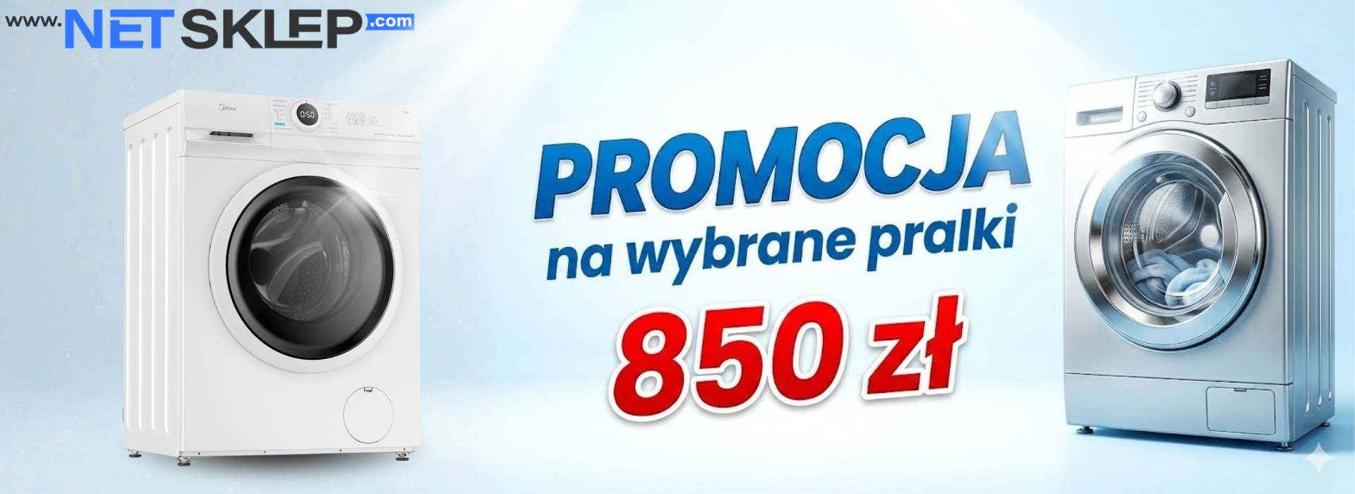 Pralki 850 zł